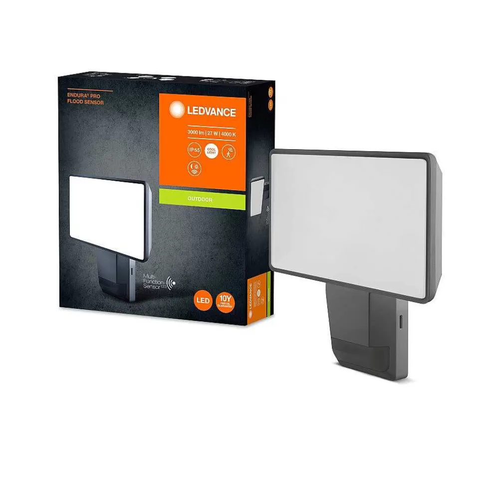 Luminaires Ledvance Spot De Jardin Ledvance Endura® Gris, 1 Lumiere, Detecteur De Mouvement