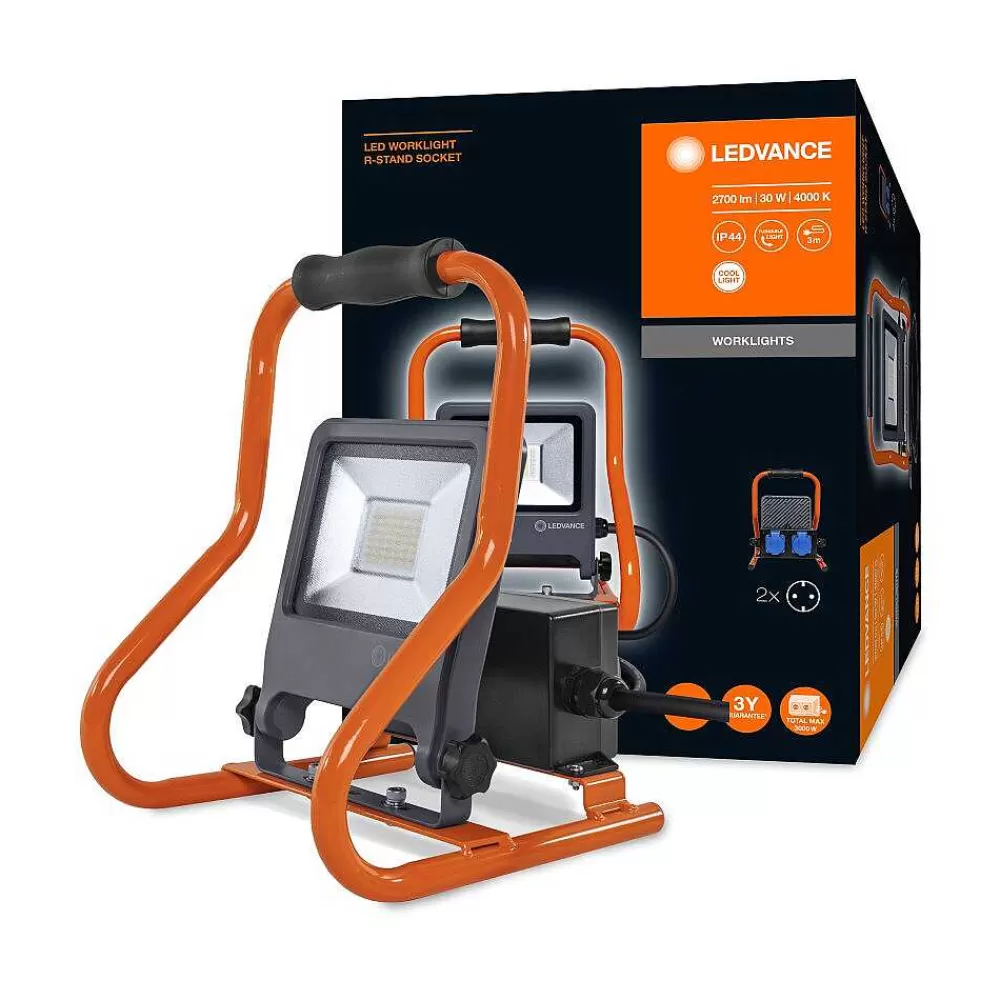 Luminaires Ledvance Spot De Jardin Ledvance Worklights Gris, Orange, 1 Lumiere