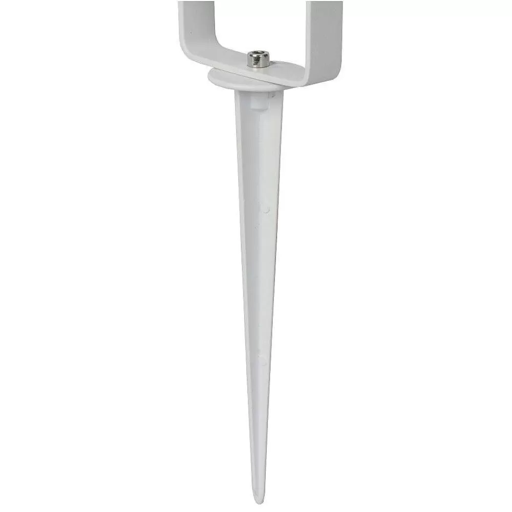 Luminaires Lucide Spot De Jardin Lucide Taylor Blanc, 1 Lumiere, Detecteur De Mouvement