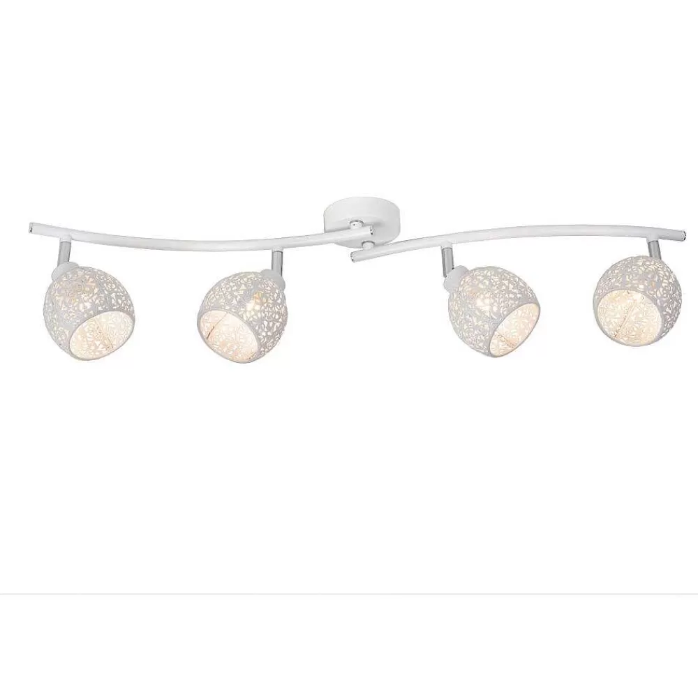 Luminaires Lucide Spot De Plafond Lucide Tahar Blanc, 4 Lumieres