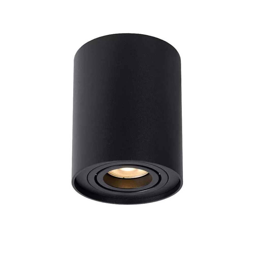 Luminaires Lucide Spot De Plafond Lucide Tube Noir, 1 Lumiere