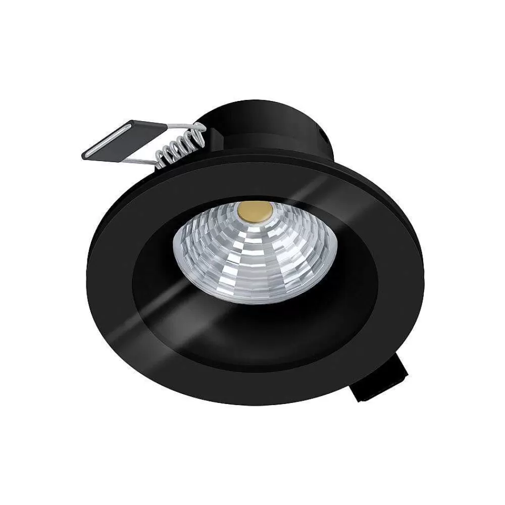 Luminaires Eglo Spot Encastrable Eglo Salabate Led Noir, 1 Lumiere