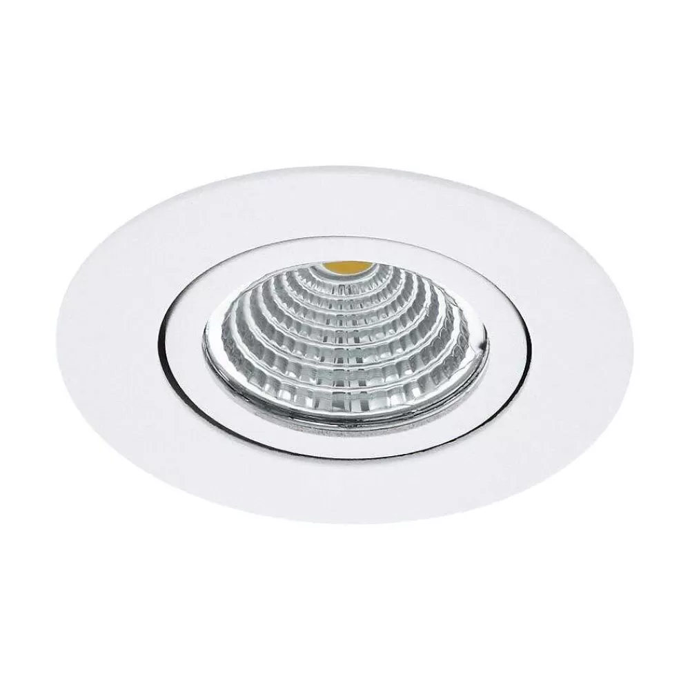 Luminaires Eglo Spot Encastrable Eglo Saliceto Led Blanc, 1 Lumiere