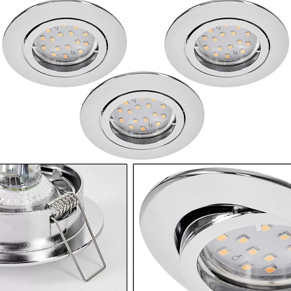 hofstein Spot Encastrable Kerrouan Led Chrome, 1 Lumiere