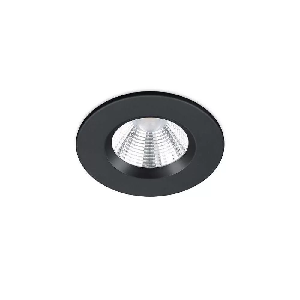 Luminaires Trio Spot Encastrable Trio Zenia Led Noir, 1 Lumiere