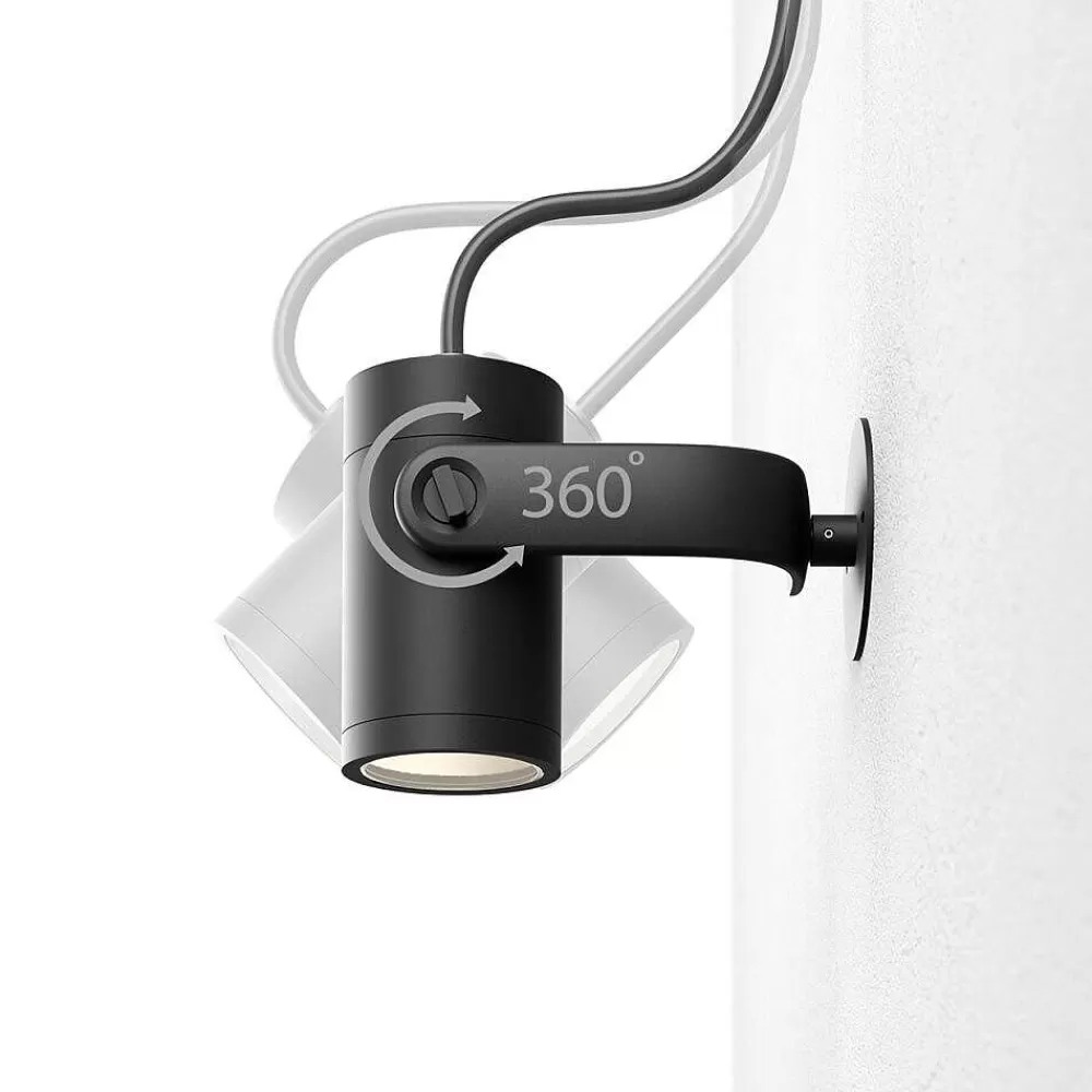 Luminaires Philips Spot, Set D'Extension Philips Hue Ambiance White & Color Waca Lily Led Noir, 1 Lumiere, Changeur De Couleurs