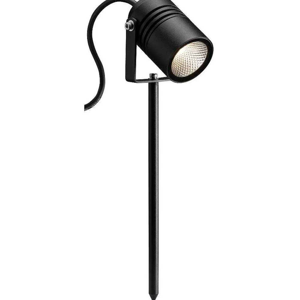 Luminaires LCD Spot Sur Pieu Lcd Typ 5018 Led Noir, 1 Lumiere