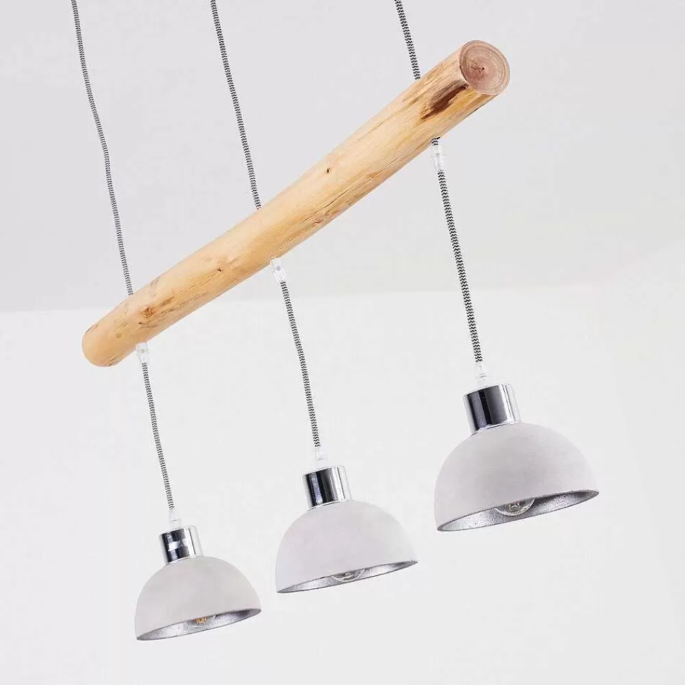 hofstein Suspension Ambri Nickel Mat, 3 Lumieres