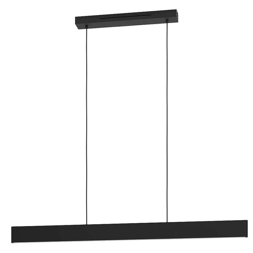 Luminaires Eglo Suspension Eglo Andreas-Z Led Noir, 2 Lumieres, Changeur De Couleurs