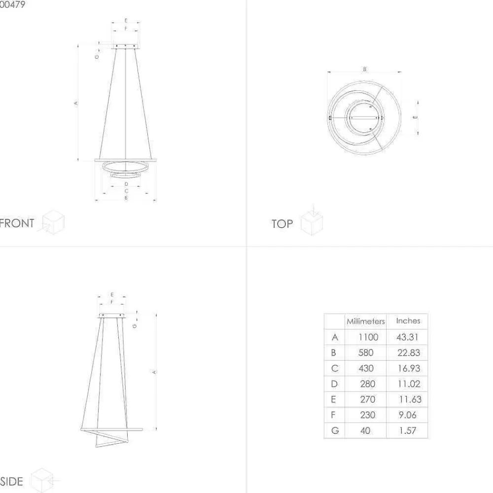 Luminaires Eglo Suspension Eglo Lobinero-Z Led Noir, 1 Lumiere