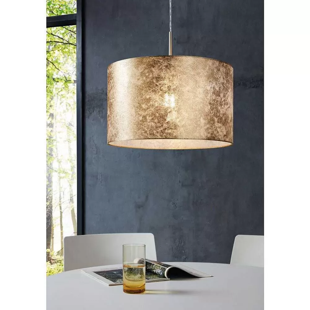 Luminaires Eglo Suspension Eglo Viserbella Or, 1 Lumiere