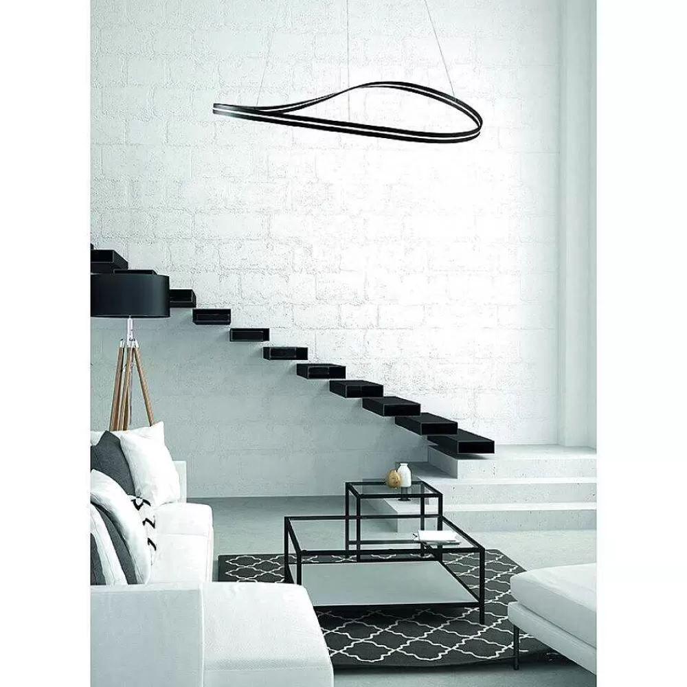 Luminaires Escale Suspension Escale Infinity Led Transparent, 1 Lumiere