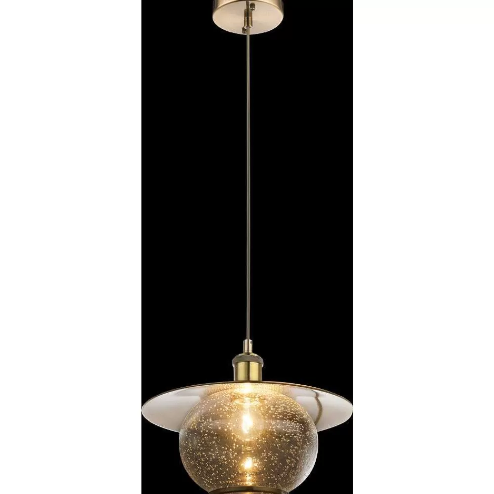 Luminaires Globo Lighting Suspension Globo Nevis Bronze, 1 Lumiere