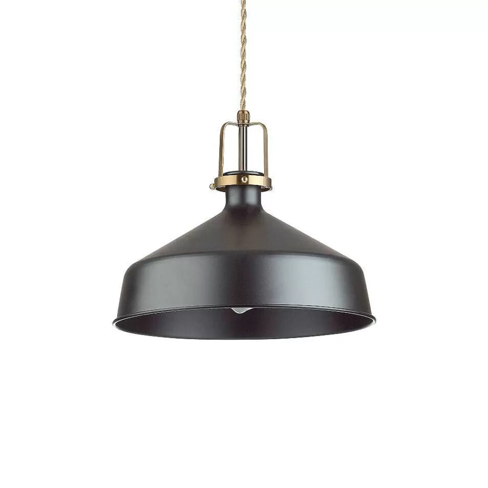 Luminaires Ideallux Suspension Ideallux Eris-1 Or, 1 Lumiere