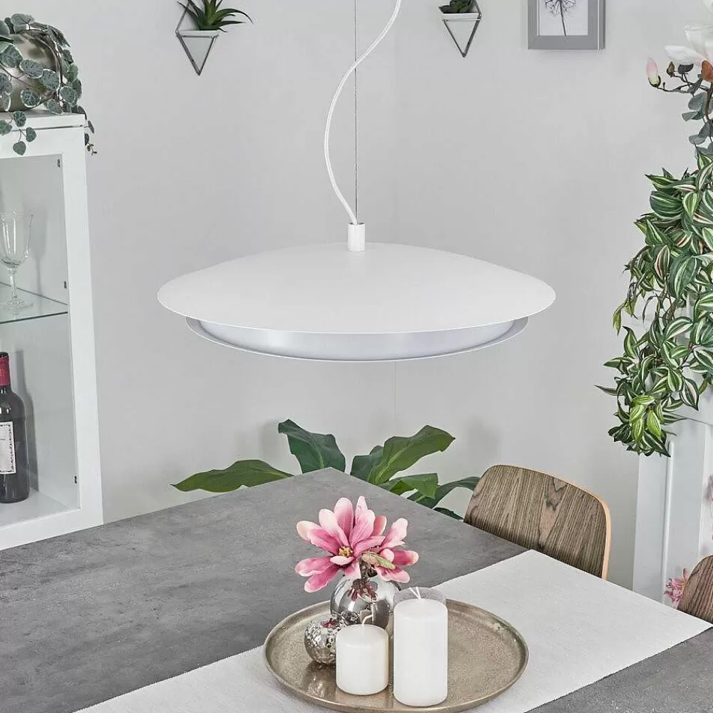 hofstein Suspension Ittingen Led Blanc, 1 Lumiere, Changeur De Couleurs