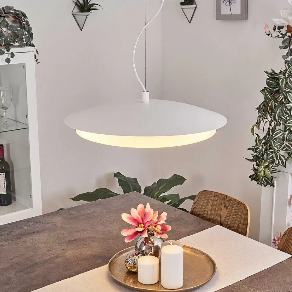 hofstein Suspension Ittingen Led Blanc, 1 Lumiere, Changeur De Couleurs