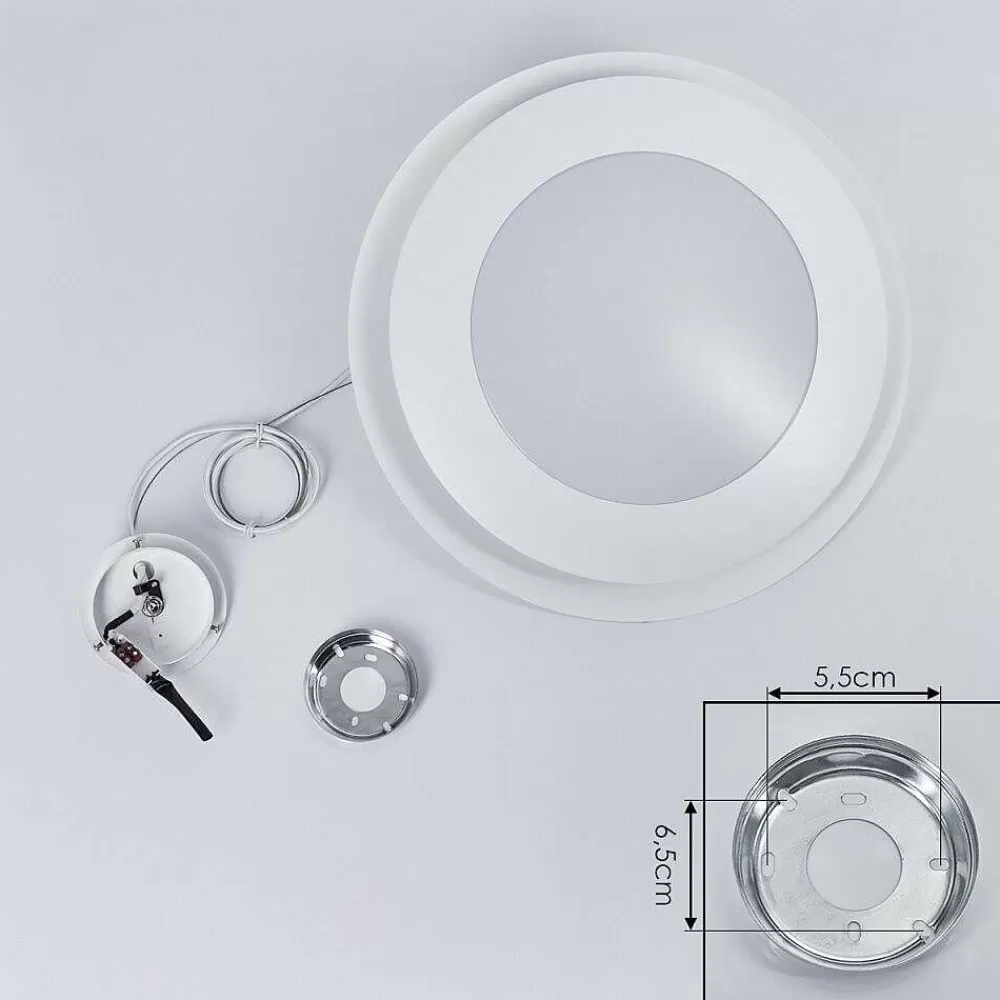 hofstein Suspension Ittingen Led Blanc, 1 Lumiere, Changeur De Couleurs