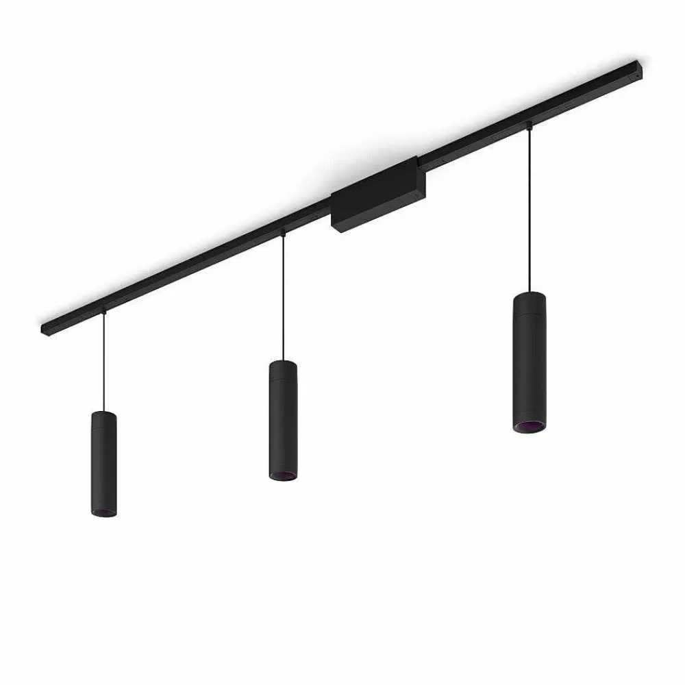 Luminaires Philips Suspension Kit De Base X 3 Philips Hue Perifo Led Noir, 3 Lumieres, Changeur De Couleurs