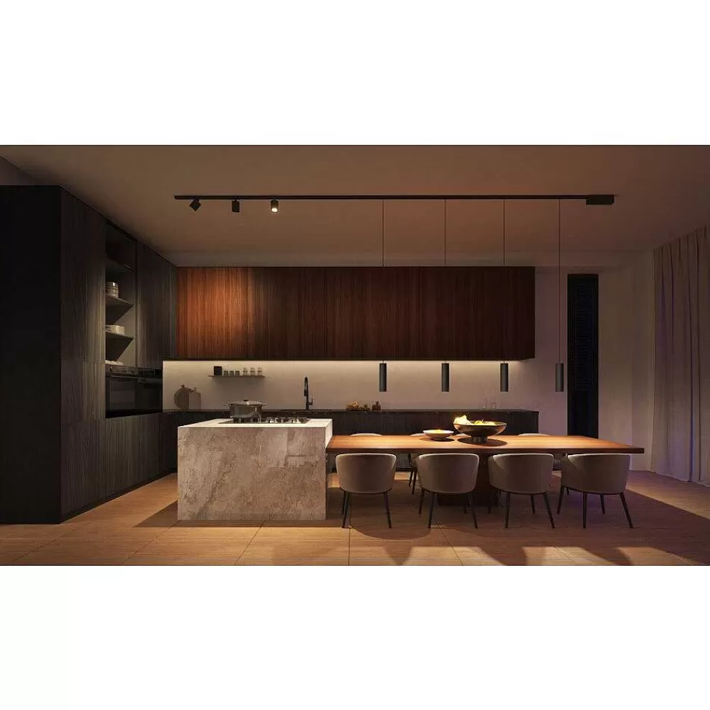 Luminaires Philips Suspension Kit De Base X 3 Philips Hue Perifo Led Noir, 3 Lumieres, Changeur De Couleurs