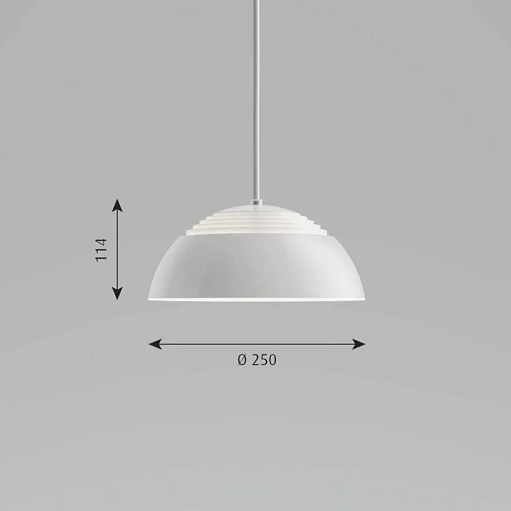 Luminaires Louis Poulsen Suspension Louis Poulsen Aja Royal Led Blanc, 1 Lumiere