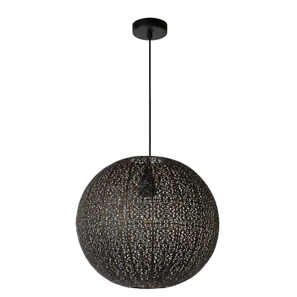 Luminaires Lucide Suspension Lucide Tahar Noir, 1 Lumiere