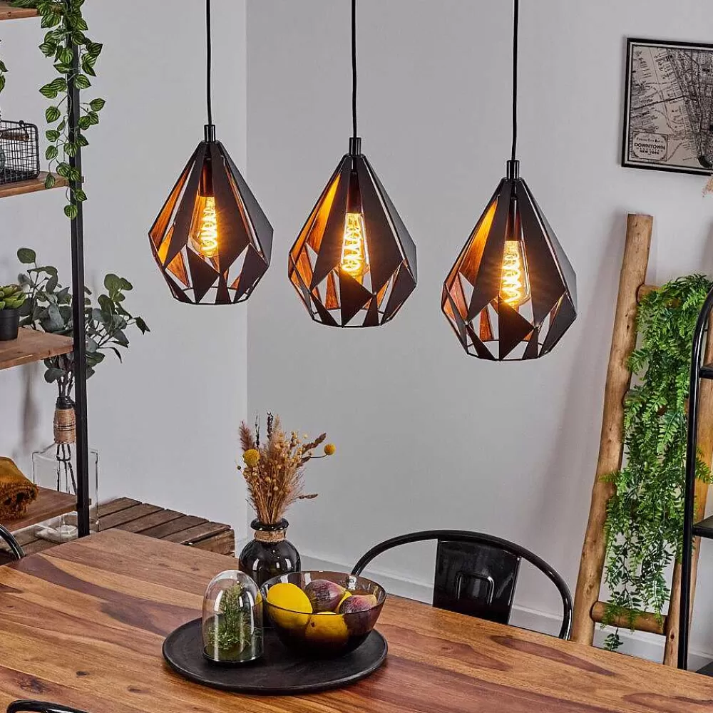 hofstein Suspension Marang Noir, 3 Lumieres