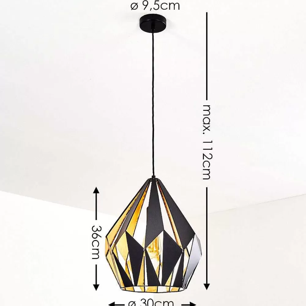 hofstein Suspension Marang Noir Dore, 1 Lumiere