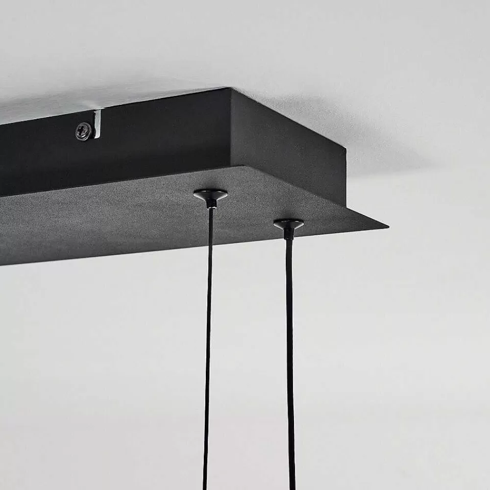 hofstein Suspension Omega Led Noir, 1 Lumiere