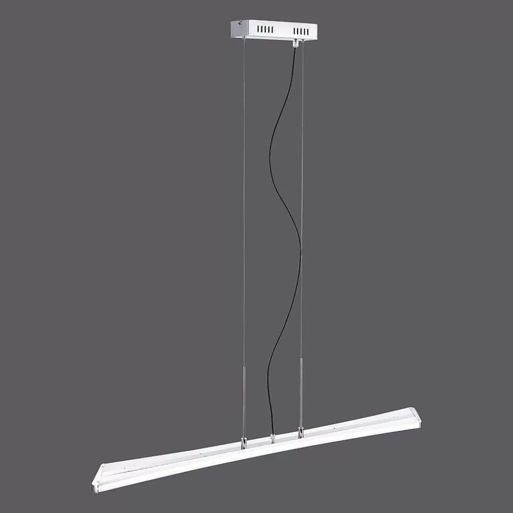 Paul Neuhaus Q-Serie Suspension Paul Neuhaus Q-Riller Led Chrome, 14 Lumieres, Telecommandes, Changeur De Couleurs