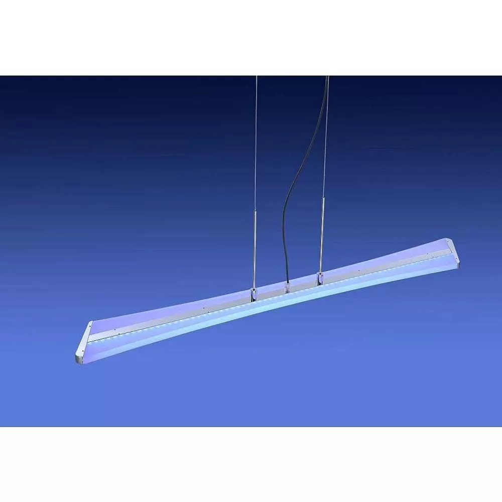 Paul Neuhaus Q-Serie Suspension Paul Neuhaus Q-Riller Led Chrome, 14 Lumieres, Telecommandes, Changeur De Couleurs