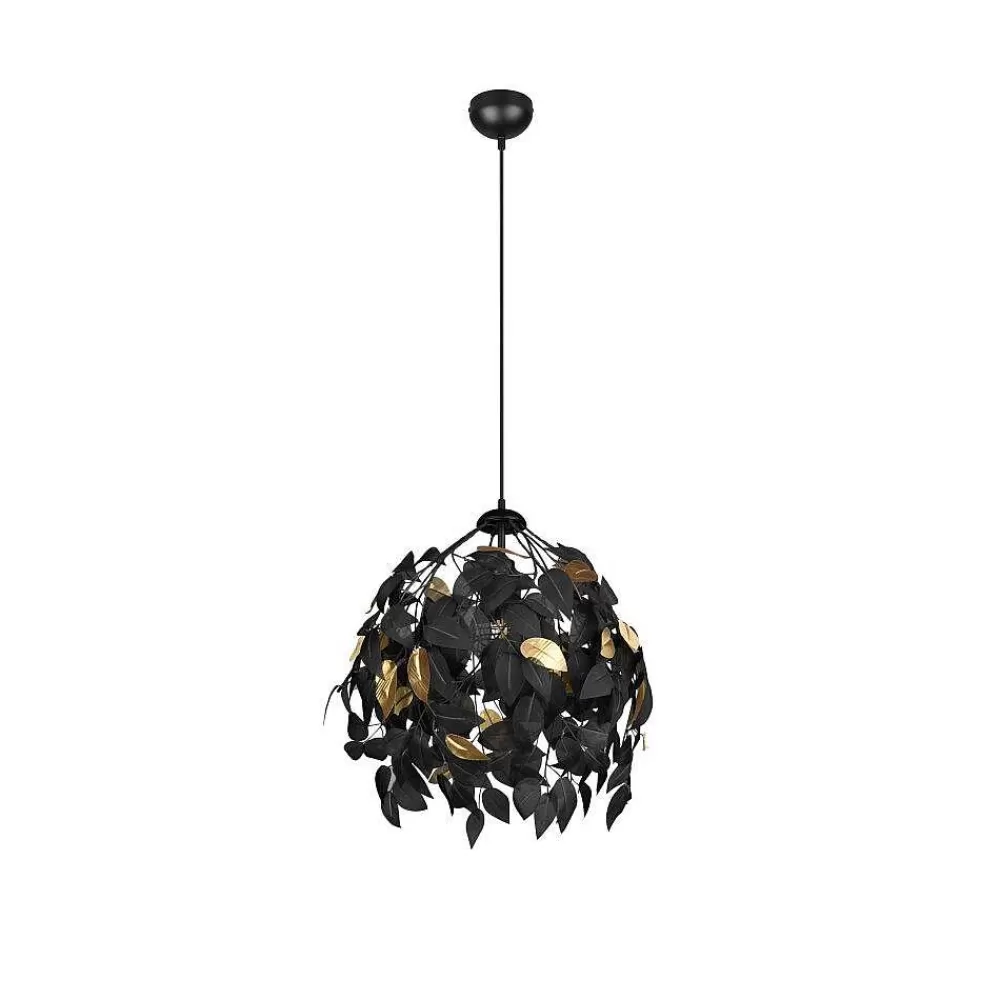 Luminaires Reality Suspension Reality Leavy Noir, 1 Lumiere