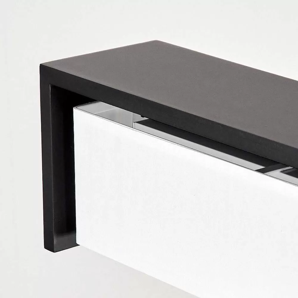 hofstein Suspension Siders Led Noir, 1 Lumiere, Changeur De Couleurs