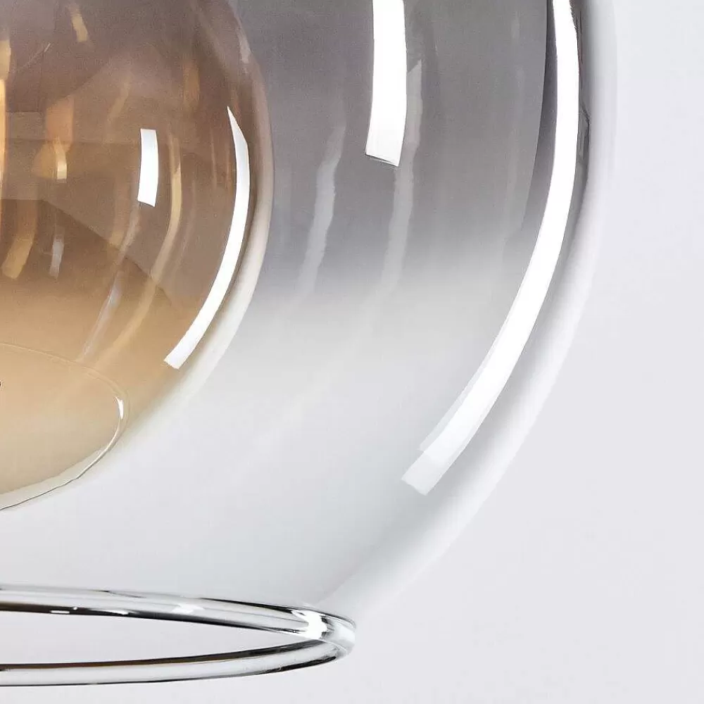 hofstein Suspension Verre 15 Cm, 20 Cm, 25 Cm Koyoto Clair, Fume, 3 Lumieres