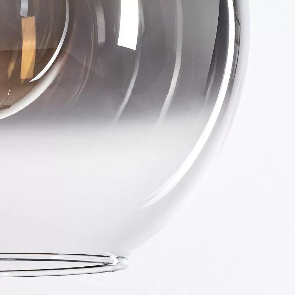 hofstein Suspension Verre 20 Cm, 25 Cm, 30Cm Koyoto Clair, Fume, 3 Lumieres