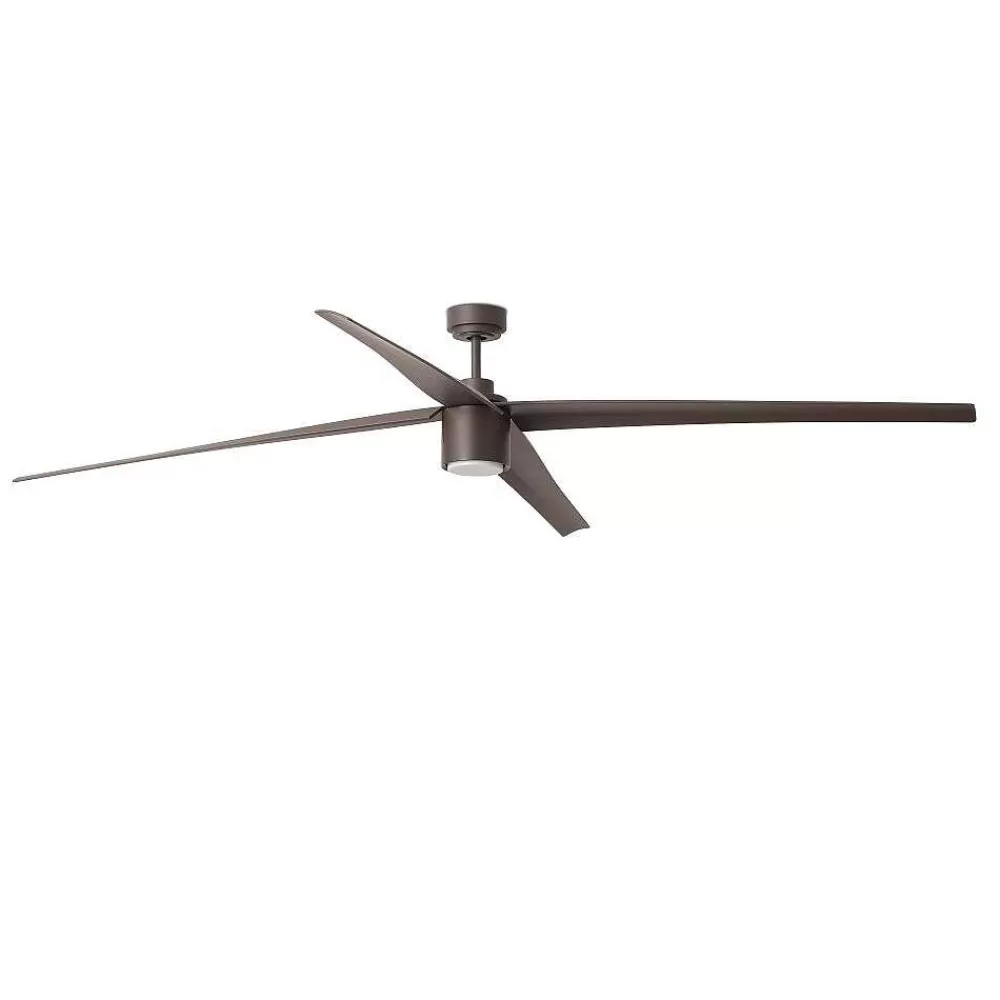 Luminaires Faro Barcelona Ventilateur De Plafond Faro Barcelona Attos Led Brun, 1 Lumiere, Telecommandes