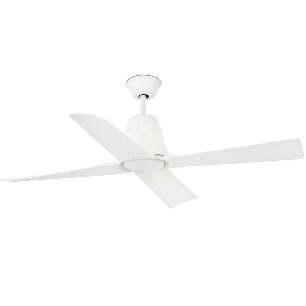 Luminaires Faro Barcelona Ventilateur De Plafond Faro Barcelona Typhoon Blanc, 1 Lumiere