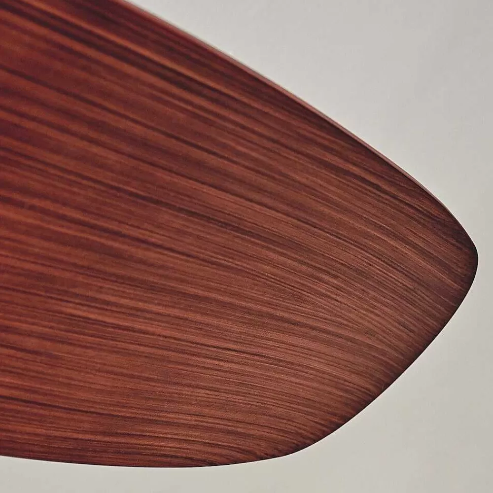 hofstein Ventilateur De Plafond Follseland Brun, Couleur Bois, Noir, Telecommandes