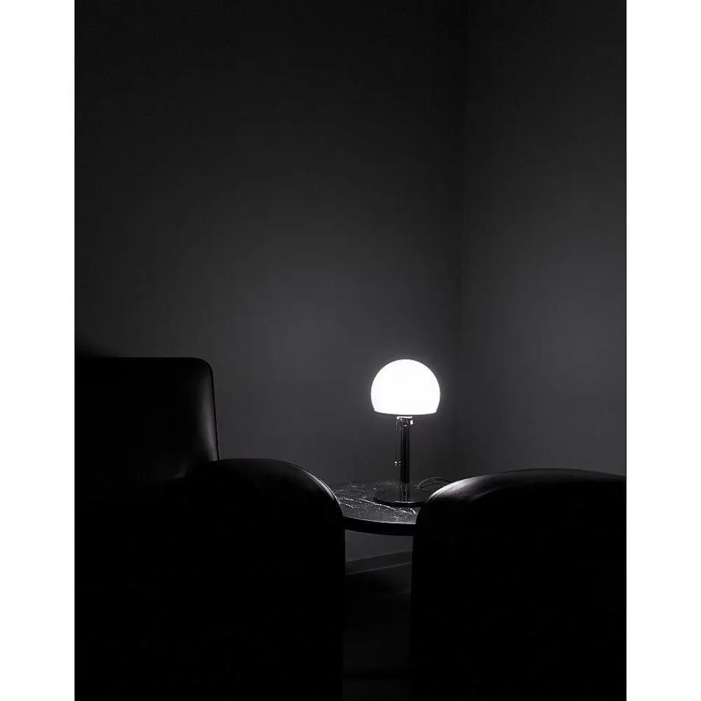 Luminaires Tecnolumen Wagenfeld 24 Tecnolumen Lampe A Poser Nickel Brillant, 1 Lumiere