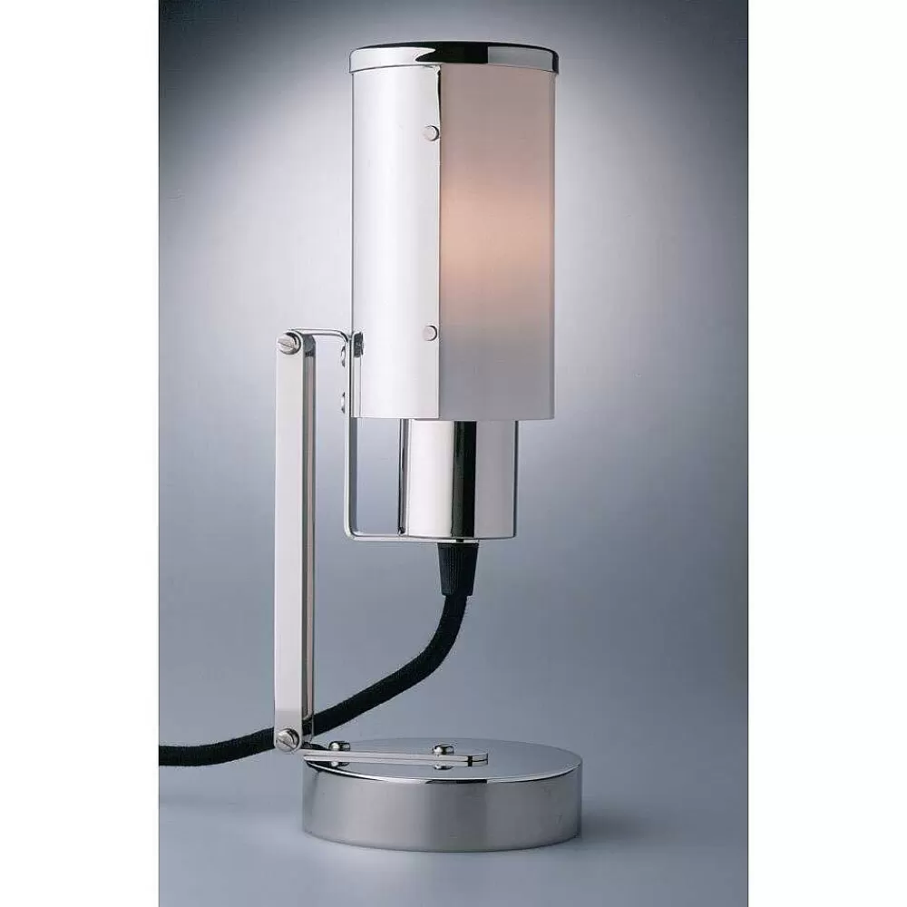 Luminaires Tecnolumen Wagenfeld Tecnolumen Lampe A Poser Nickel Brillant, 1 Lumiere